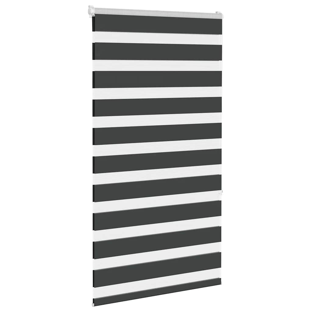 Zavjesa zebra crna 90x150 cm širina tkanine 85,9 cm poliester