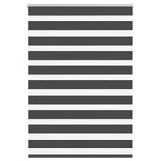 Zavjesa zebra crna 110x150 cm širina tkanine 105,9 cm poliester