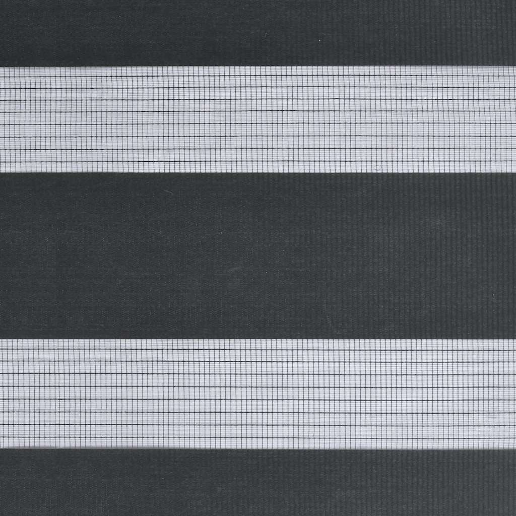 Zavjesa zebra crna 110x150 cm širina tkanine 105,9 cm poliester