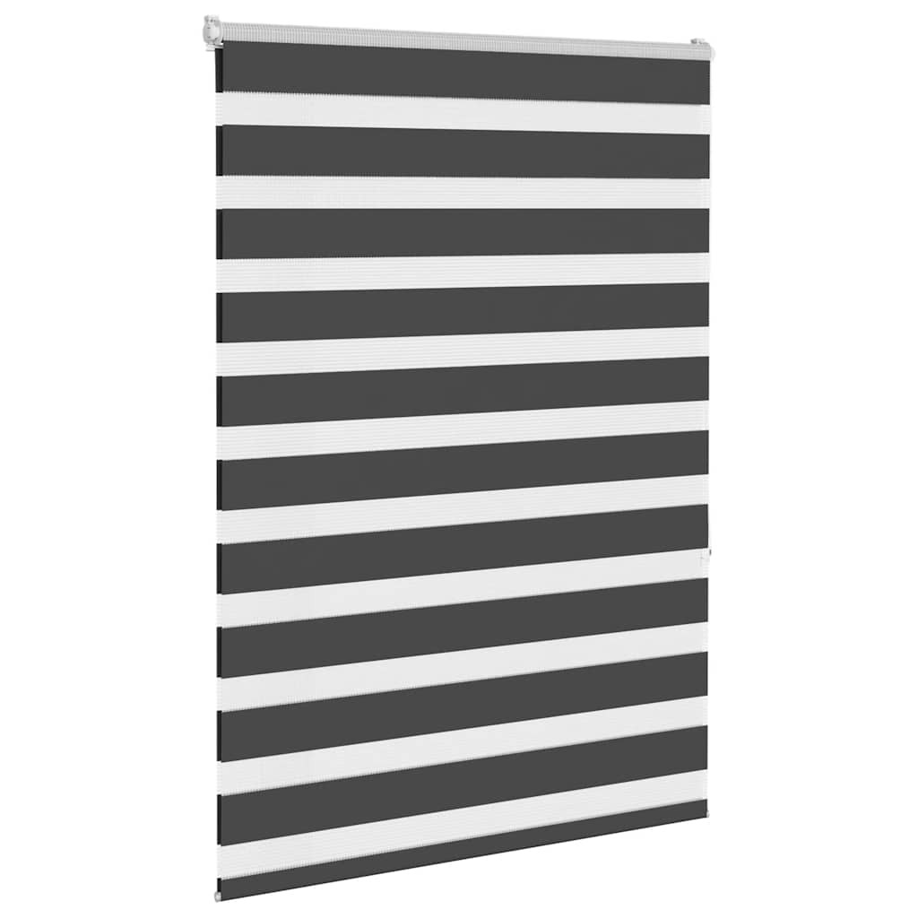 Zavjesa zebra crna 110x150 cm širina tkanine 105,9 cm poliester