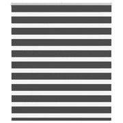 Zavjesa zebra crna 125x150 cm širina tkanine 120,9 cm poliester