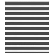 Zavjesa zebra crna 130x150 cm širina tkanine 125,9 cm poliester