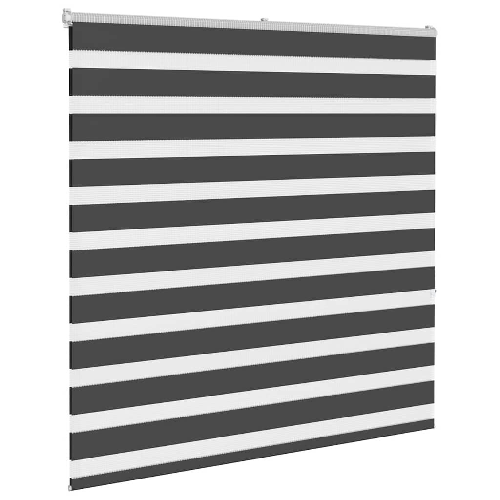 Zavjesa zebra crna 140x150 cm širina tkanine 135,9 cm poliester