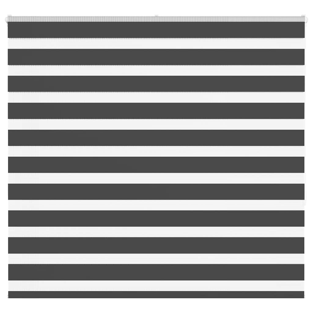 Zavjesa zebra crna 155x150 cm širina tkanine 150,9 cm poliester