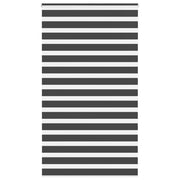 Zavjesa zebra crna 125x200 cm širina tkanine 120,9 cm poliester