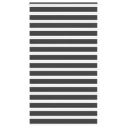 Zavjesa zebra crna 135x200 cm širina tkanine 130,9 cm poliester