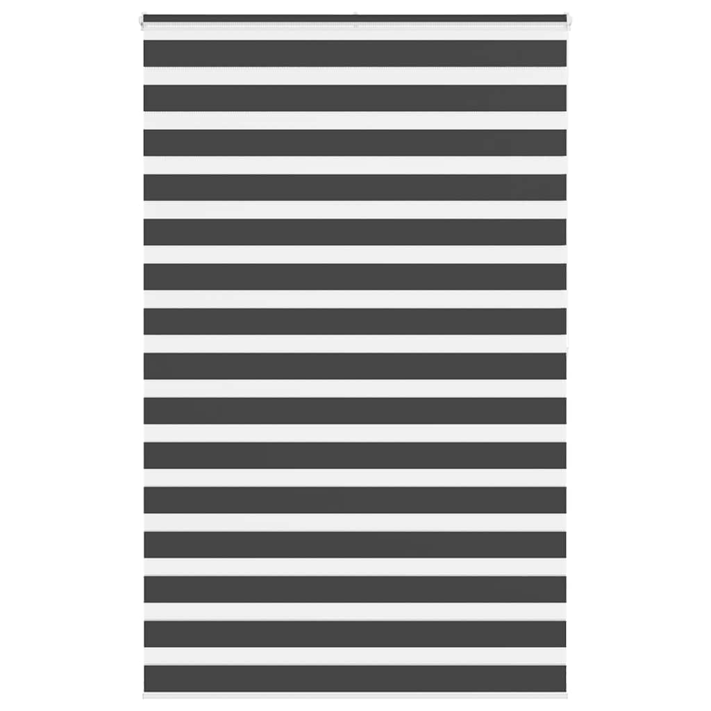Zavjesa zebra crna 140x200 cm širina tkanine 135,9 cm poliester