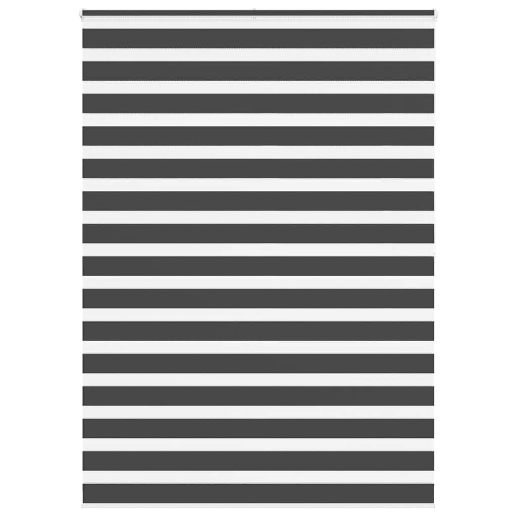 Zavjesa zebra crna 155x200 cm širina tkanine 150,9 cm poliester