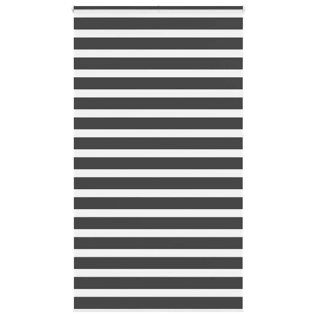 Zavjesa zebra crna 125x230 cm širina tkanine 120,9 cm poliester