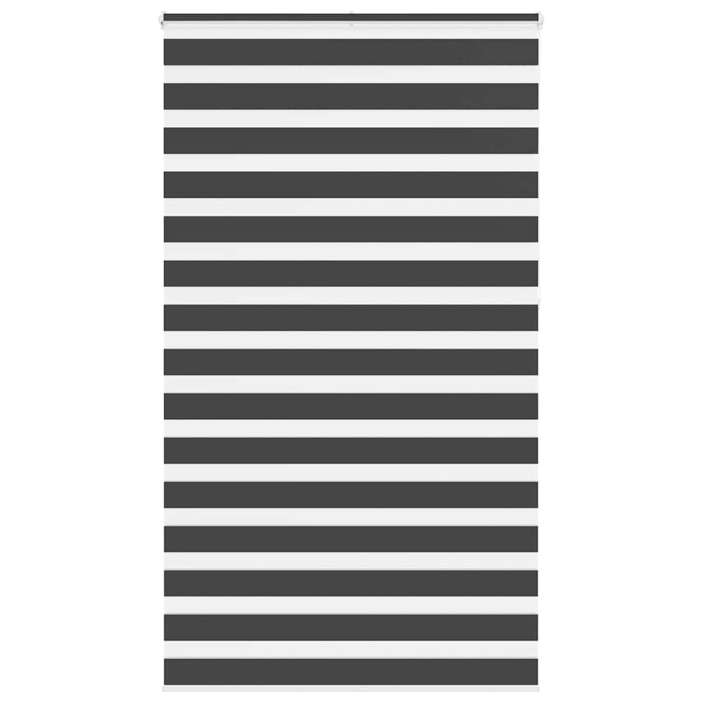 Zavjesa zebra crna 130x230 cm širina tkanine 125,9 cm poliester