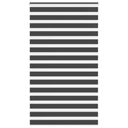Zavjesa zebra crna 130x230 cm širina tkanine 125,9 cm poliester