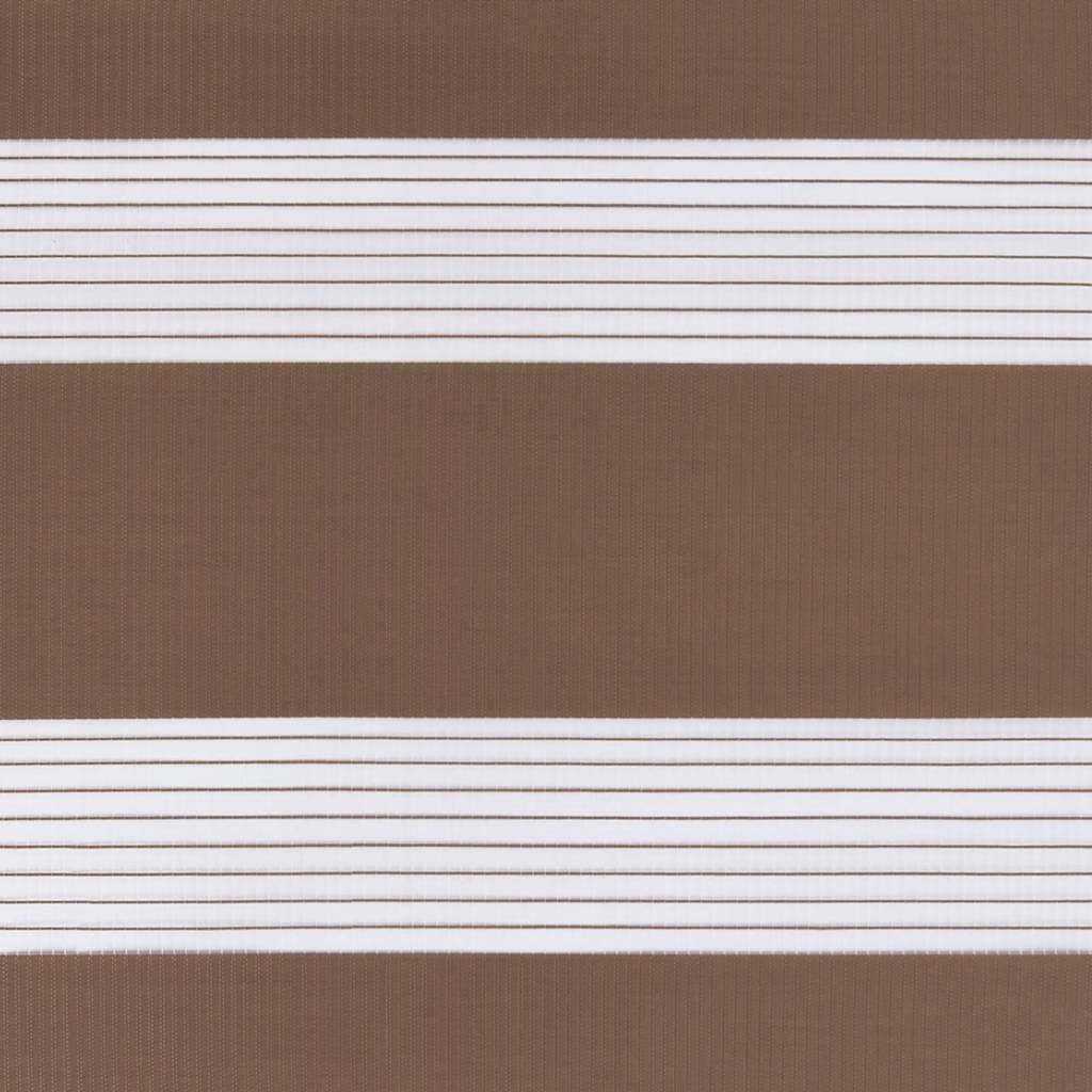 Zebra zavjesa smeđa 70x100 cm širina tkanine 65,9 cm poliester