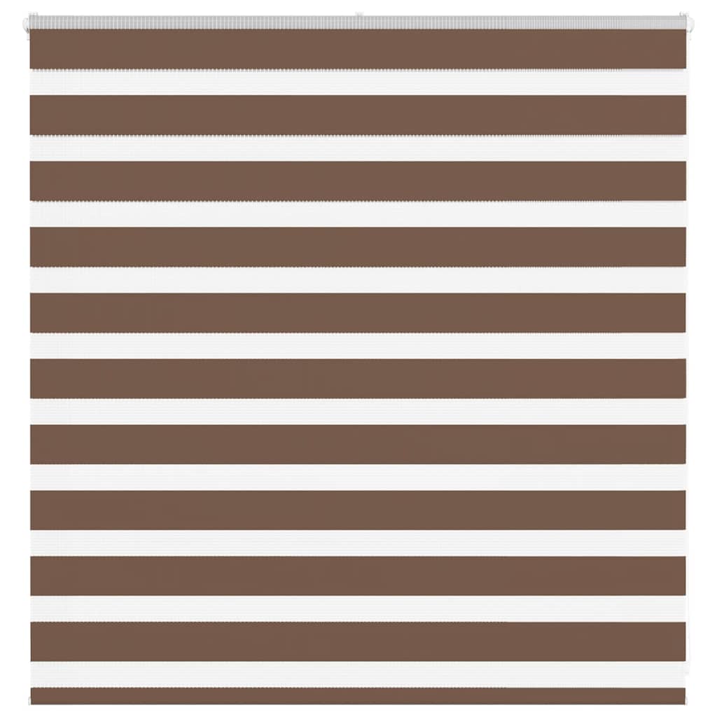 Zebra zavjesa Smeđa 140x100 cm Širina tkanine 135,9 cm Poliester