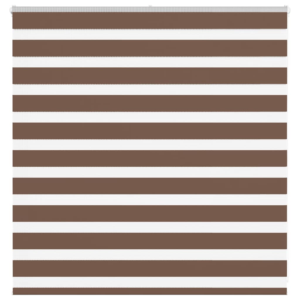 Zebra zavjesa Smeđa 150x100 cm Širina tkanine 145,9 cm Poliester