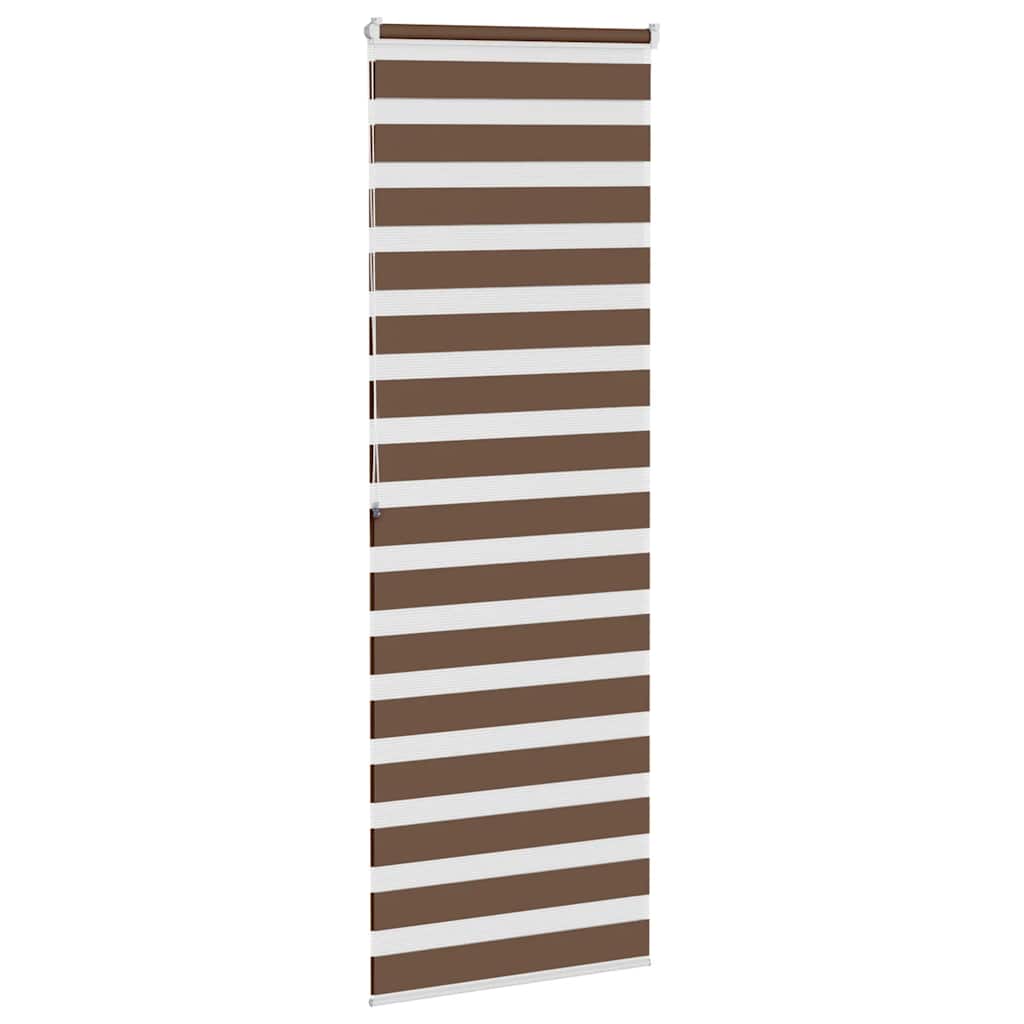 Zebra zavjesa smeđa 75x200 cm širina tkanine 70,9 cm poliester