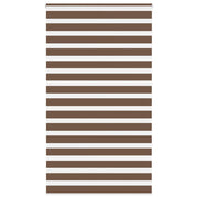 Zebra zavjesa Smeđa 120x200 cm Širina tkanine 115,9 cm Poliester