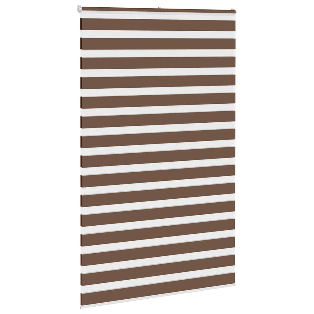Zebra zavjesa Smeđa 145x200 cm Širina tkanine 140,9 cm Poliester