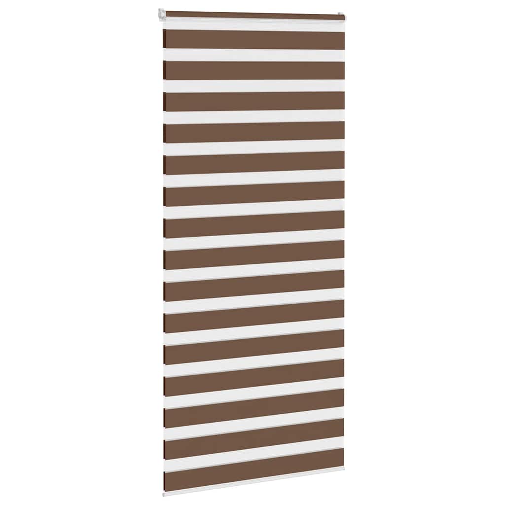 Zebra zavjesa smeđa 105x230 cm širina tkanine 100,9 cm poliester