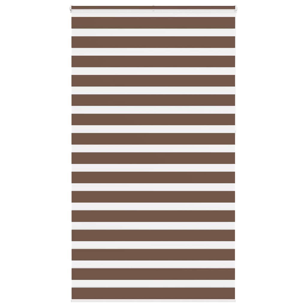 Zebra zavjesa Smeđa 120x230 cm Širina tkanine 115,9 cm Poliester