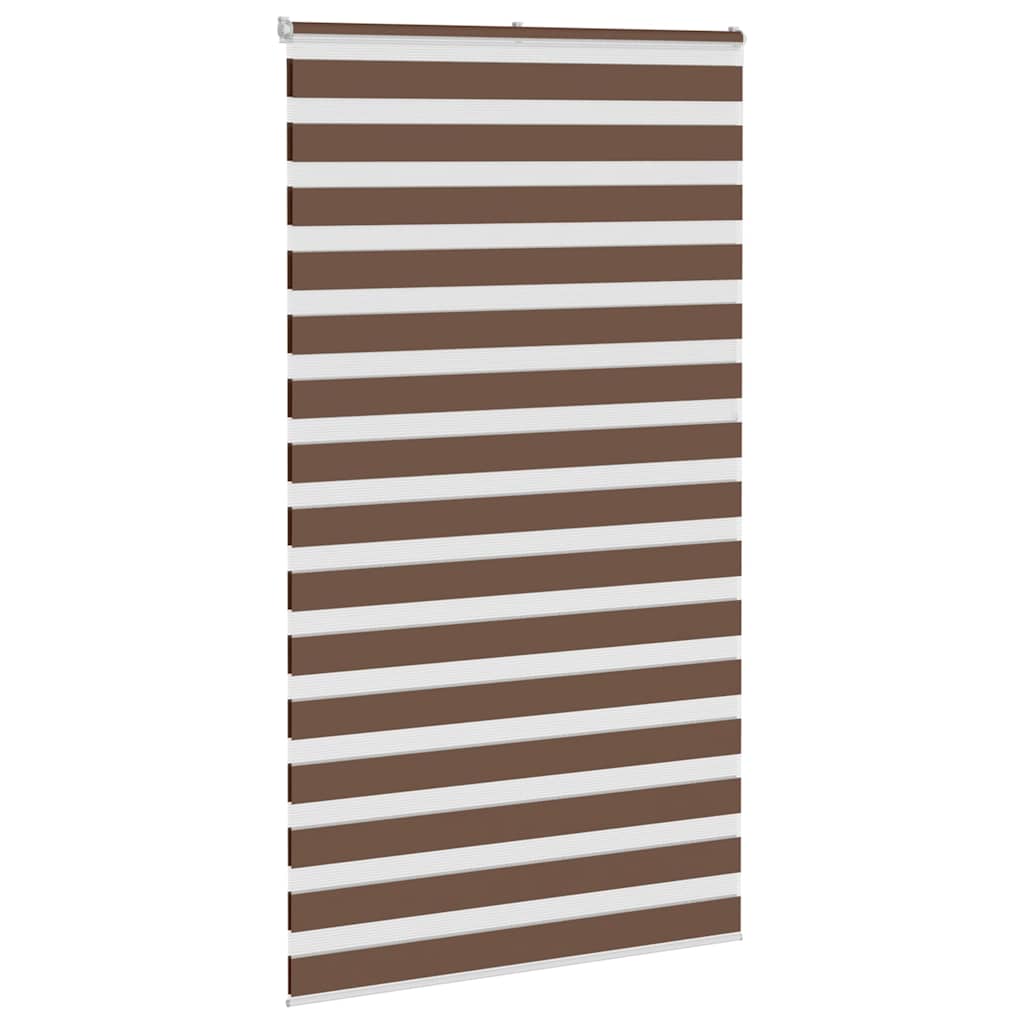 Zebra zavjesa Smeđa 120x230 cm Širina tkanine 115,9 cm Poliester