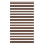 Zebra zavjesa Smeđa 135x230 cm Širina tkanine 130,9 cm Poliester