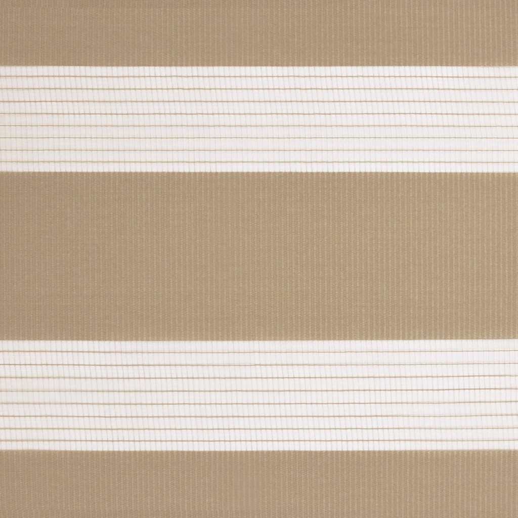 Zebra zavjesa Pješčano smeđa 55x100 cm Širina tkanine 50,9 cm Poliester