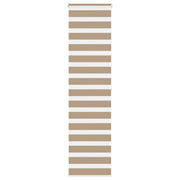Zebra zavjesa Pješčano smeđa 60x200 cm Širina tkanine 55,9 cm Poliester