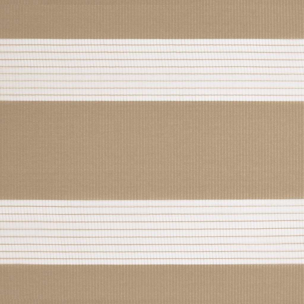 Zebra zavjesa Pješčano smeđa 65x200 cm Širina tkanine 60,9 cm Poliester