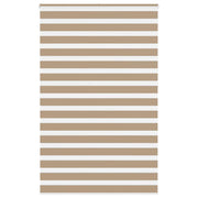 Zebra zavjesa Pješčano smeđa 150x230 cm Širina tkanine 145,9 cm Poliester
