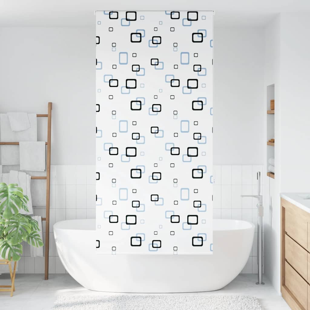Rolo zavjesa za tuš 100x240 cm širina tkanine 96 cm