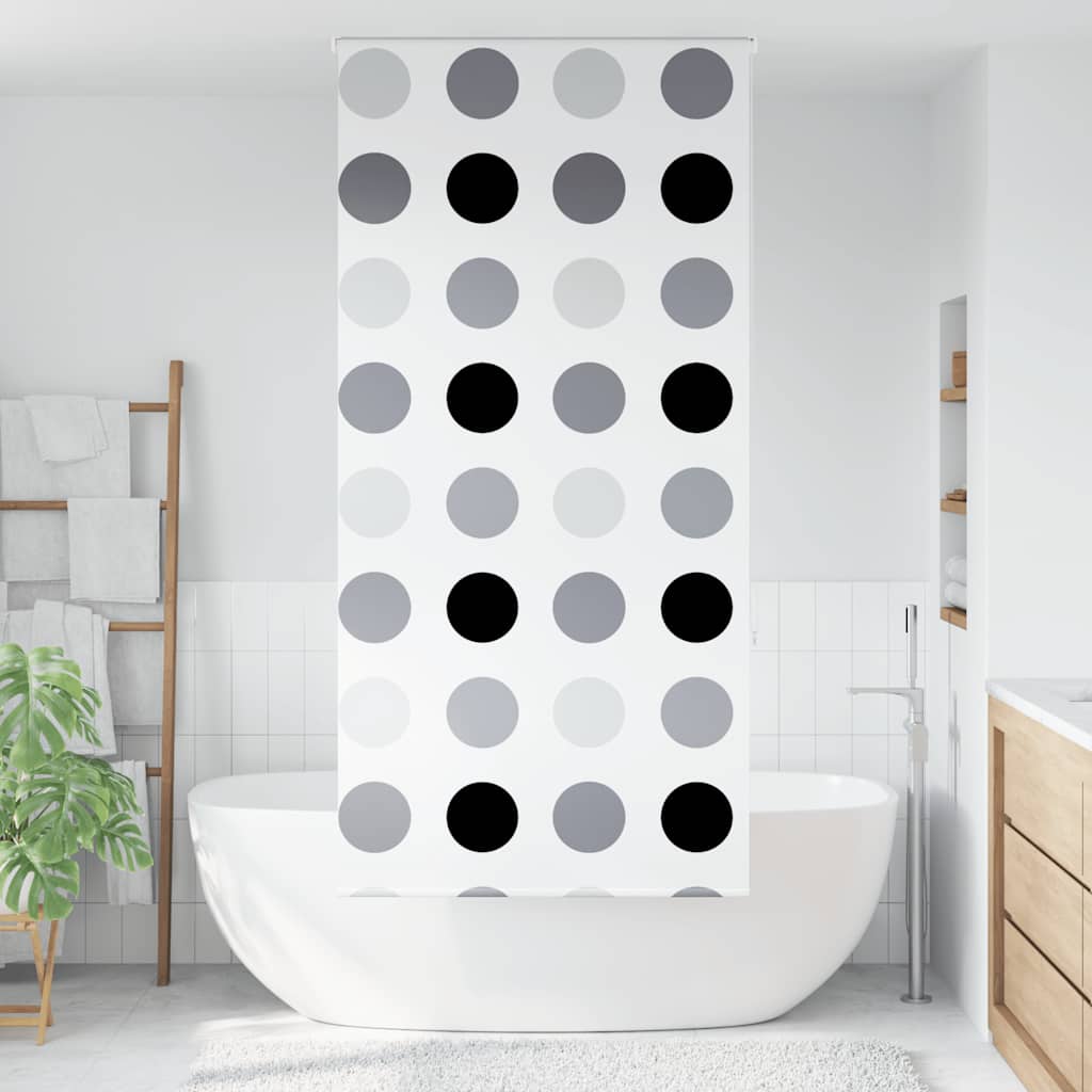 Rolo zavjesa za tuš 90x240 cm širina tkanine 86 cm