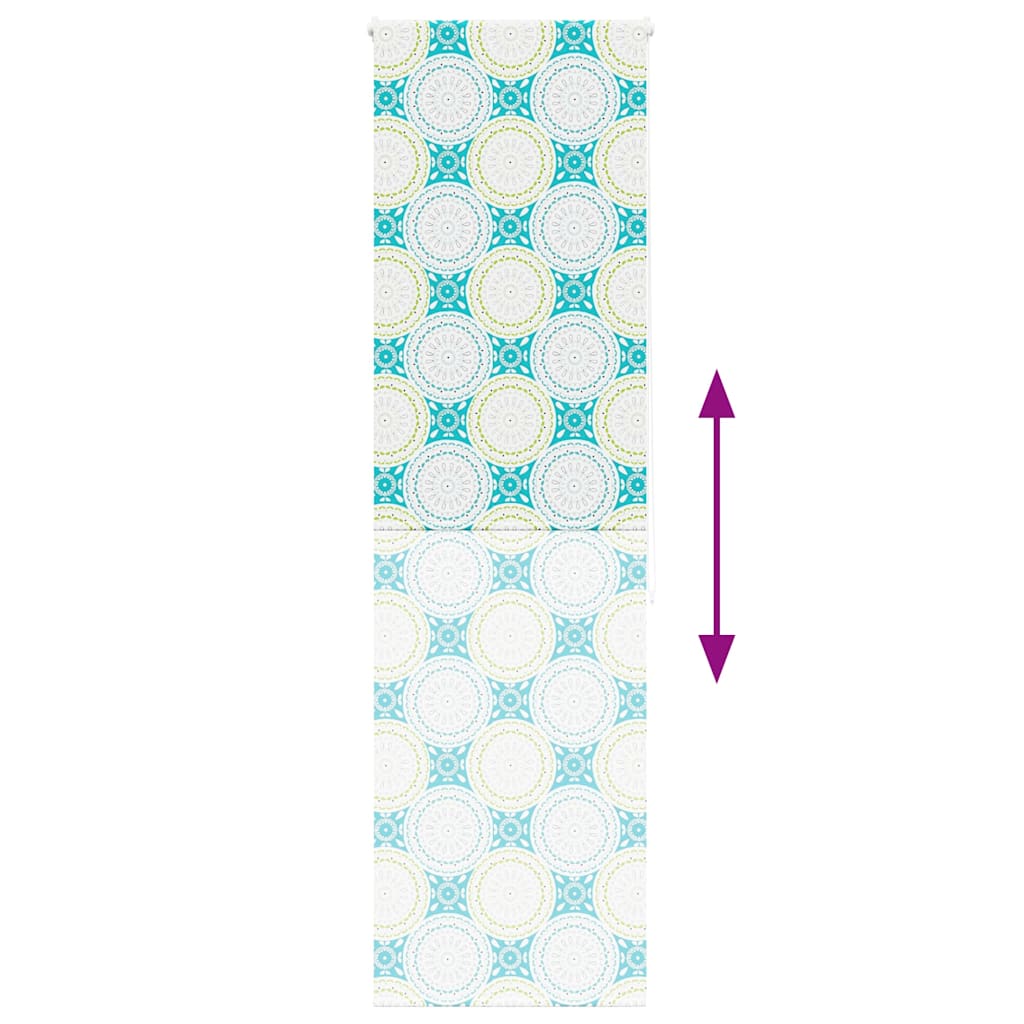 Rolo zavjesa za tuš 70x240 cm širina tkanine 66 cm