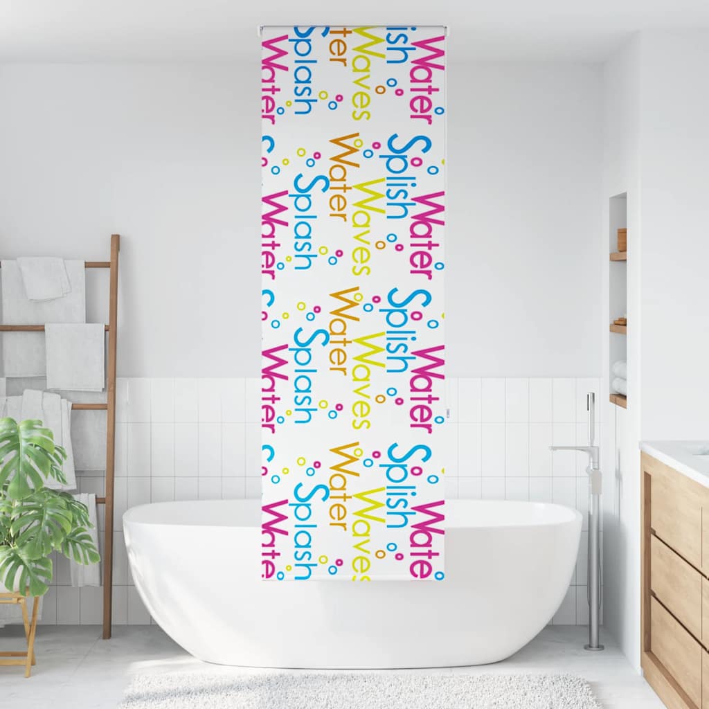 Rolo zavjesa za tuš 80x240 cm širina tkanine 76 cm