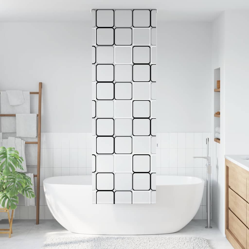 Rolo zavjesa za tuš 80x240 cm širina tkanine 76 cm