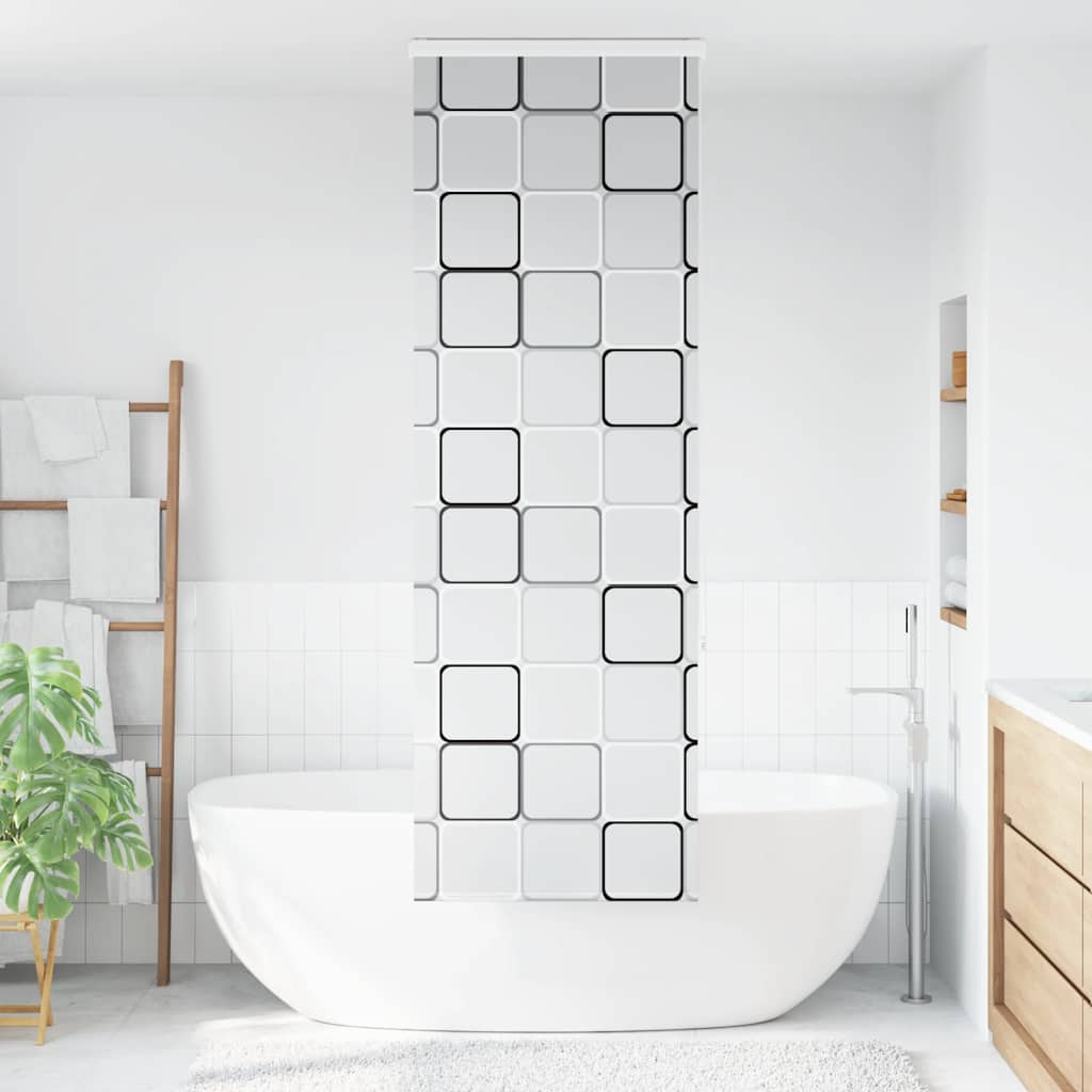 Rolo zavjesa za tuš s kazetom 60x240 cm širina tkanine 56 cm