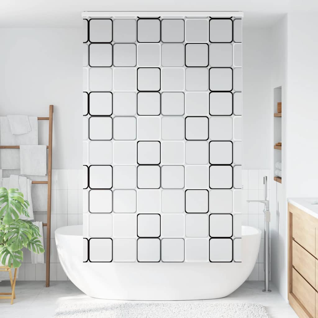 Rolo zavjesa za tuš s kazetom 130x240 cm širina tkanine 126 cm