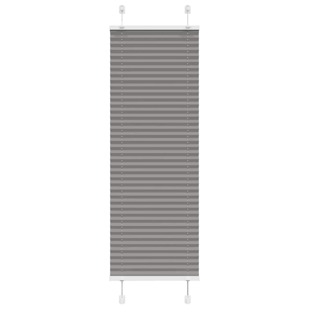 Plisirana roleta antracit 40x100 cm širina tkanine 39,4 cm