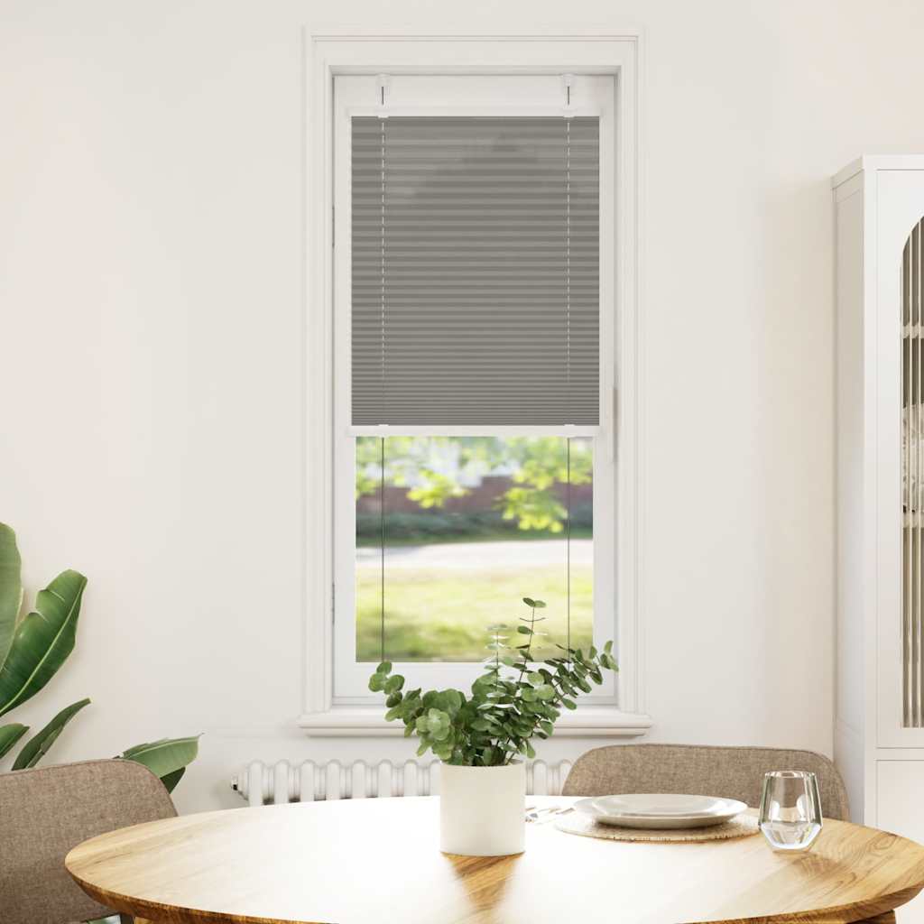 Plisirana roleta antracit 40x150 cm širina tkanine 39,4 cm