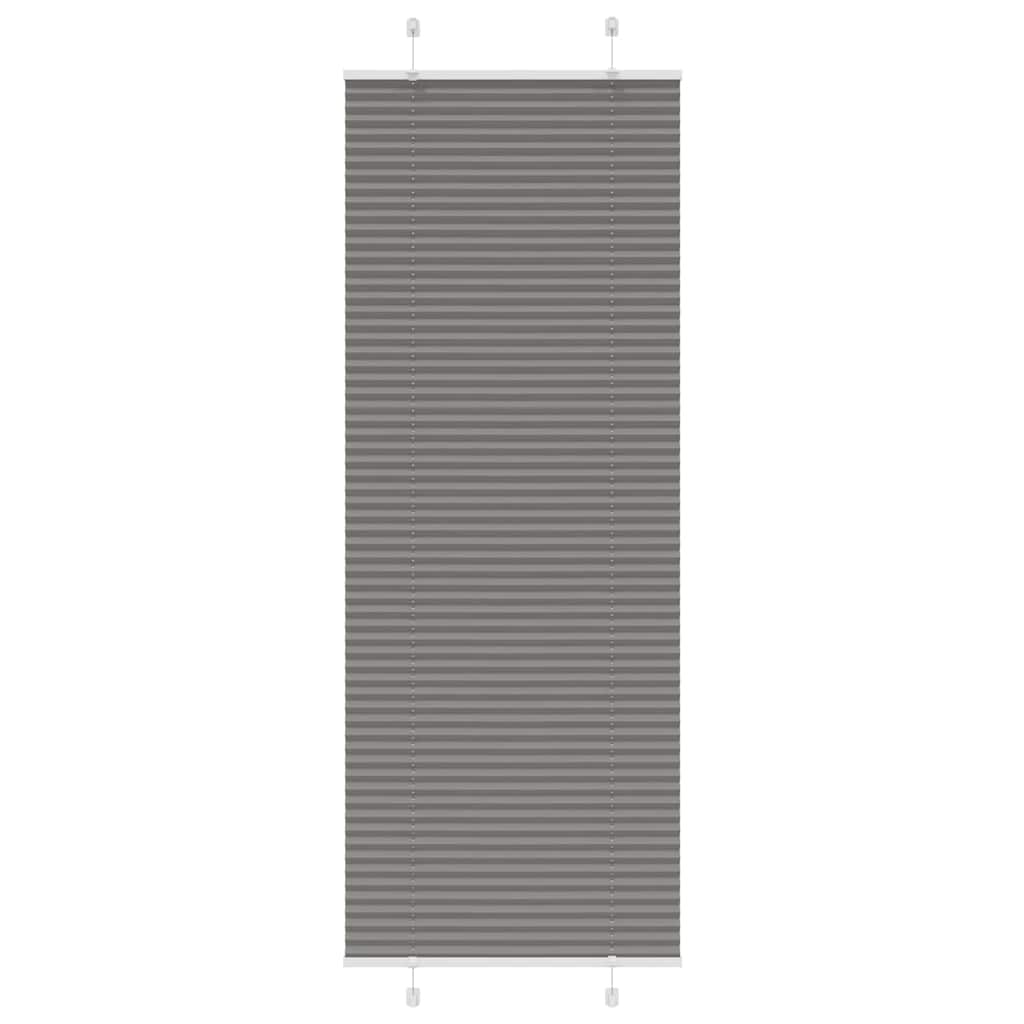 Plisirana roleta antracit 70x200 cm širina tkanine 69,4 cm