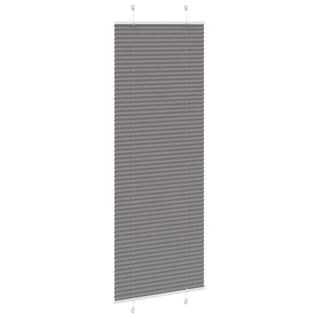 Plisirana roleta antracit 70x200 cm širina tkanine 69,4 cm