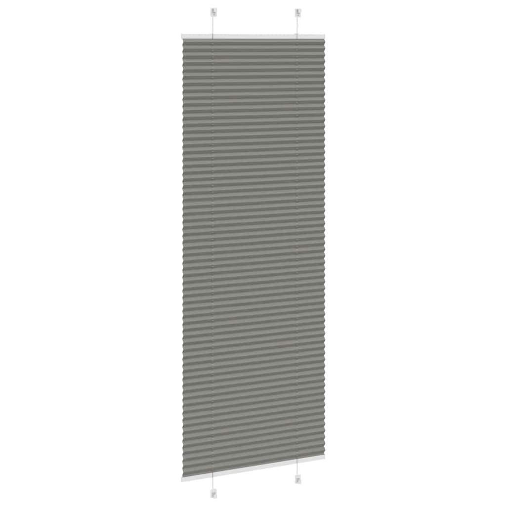Plisirana roleta antracit 70x200 cm širina tkanine 69,4 cm