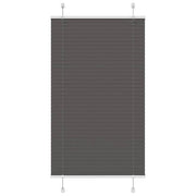 Plisirana roleta crna 80x100 cm širina tkanine 79,4 cm