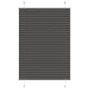 Plisirana roleta crna 100x150 cm širina tkanine 99,4 cm