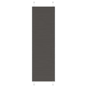 Plisirana zavjesa Crna 65x200 cm Širina tkanine 64,4 cm Poliester