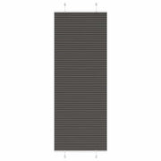 Plisirana roleta crna 70x200 cm širina tkanine 69,4 cm