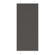 Plisirana roleta crna 100x200 cm širina tkanine 99,4 cm