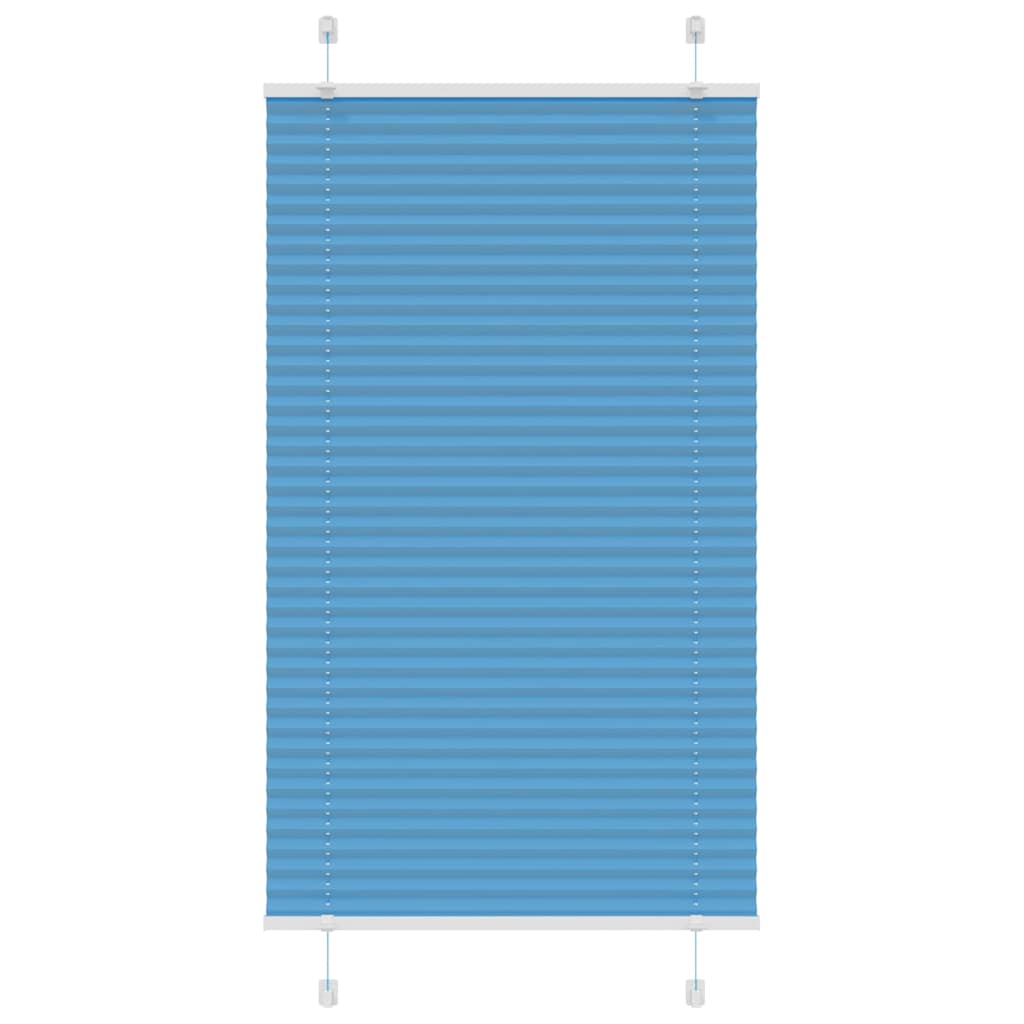 Plisirana zavjesa Plava 70x100 cm Širina tkanine 69,4 cm Poliester