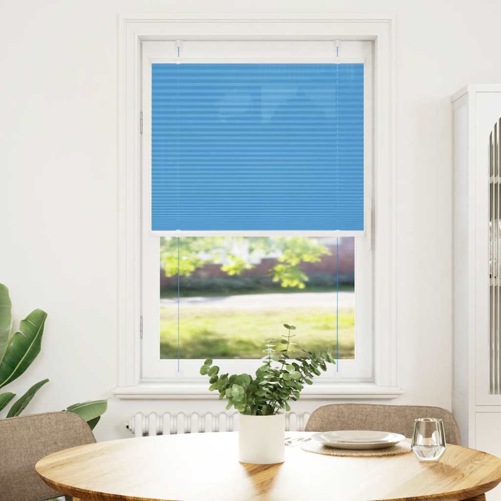 Plisirana zavjesa Plava 70x100 cm Širina tkanine 69,4 cm Poliester
