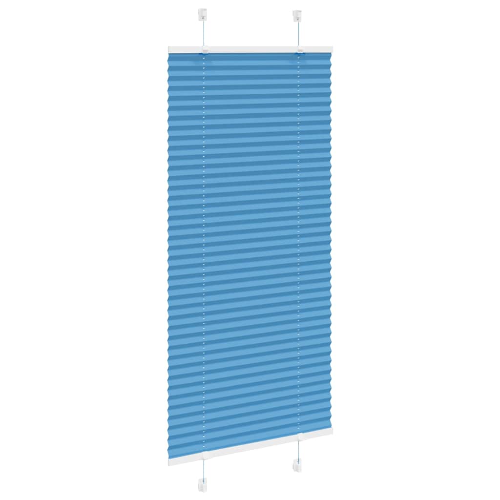 Plisirana zavjesa Plava 55x150 cm Širina tkanine 54,4 cm Poliester
