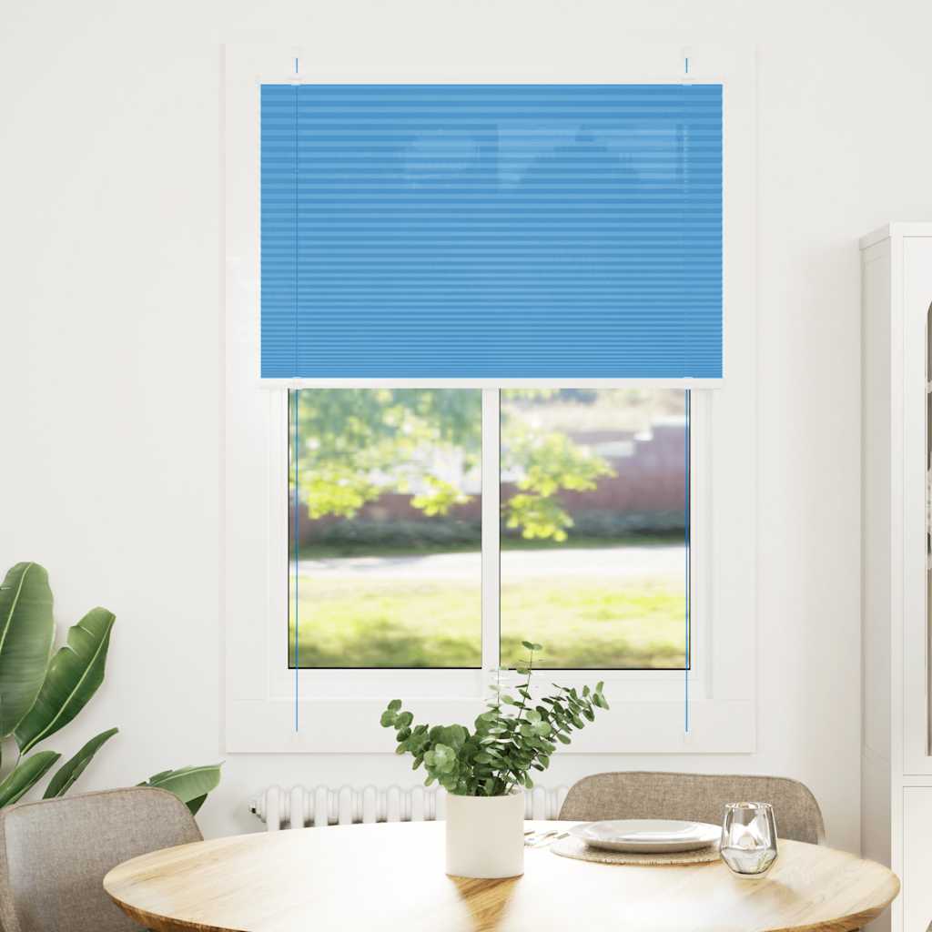 Plisirana roleta plava 90x150 cm širina tkanine 89,4 cm